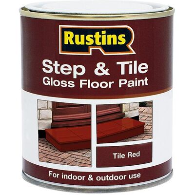Rustins Red Step & Tile Paint - Paint Rustins Red Step & Tile Paint - Paint