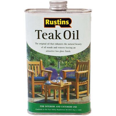 Rustins Rustins TEAK5000 Teak Oil 5L - Oil for Wood Protection Rustins Rustins TEAK5000 Teak Oil 5L - Oil for Wood Protection
