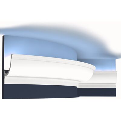 Orac Decor LUXXUS C902F Flexible Cornice Moulding - White Orac Decor LUXXUS C902F Flexible Cornice Moulding - White