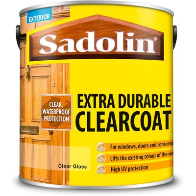 Sadolin - Extra Durable Clear Coat - 2.5L - Gloss Finish - Clear Coat Sadolin - Extra Durable Clear Coat - 2.5L - Gloss Finish - Clear Coat