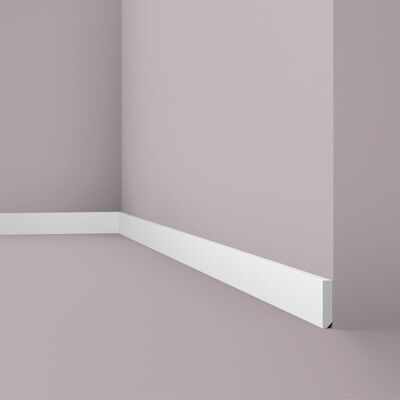 Skirting NMC FT2F wallstyl Noel Marquet Decorative moulding Panel moulding Frieze moulding contemporary design white 2 m Skirting NMC FT2F wallstyl Noel Marquet Decorative moulding Panel moulding Frieze moulding contemporary design white 2 m