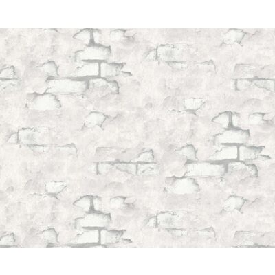 EDEM Stone Tile Non-Woven Wallpaper - White, Light Grey, Platinum Grey - Wall Decor EDEM Stone Tile Non-Woven Wallpaper - White, Light Grey, Platinum Grey - Wall Decor