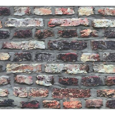 Profhome Stone Wall Non-Woven Wallpaper - Stone Look, Brown, Grey, Beige - 0.53m x 10.05m Profhome Stone Wall Non-Woven Wallpaper - Stone Look, Brown, Grey, Beige - 0.53m x 10.05m