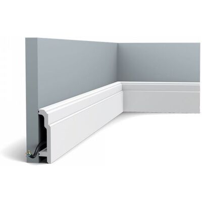 Orac White Linear Baseboard Orac White Linear Baseboard