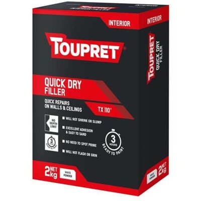 TOUPRET Quick Dry Filler 2kg - TOUTTREB902 TOUPRET Quick Dry Filler 2kg - TOUTTREB902
