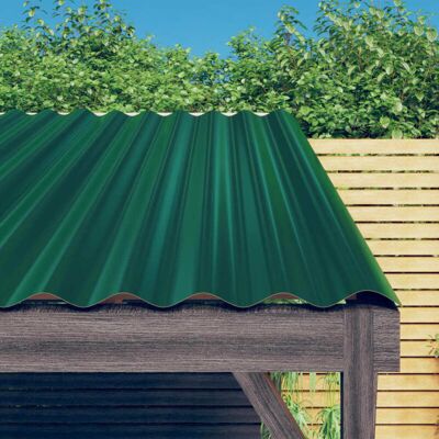 VEX Nova - 12 Steel Roof Panels - Green - 80x36cm VEX Nova - 12 Steel Roof Panels - Green - 80x36cm