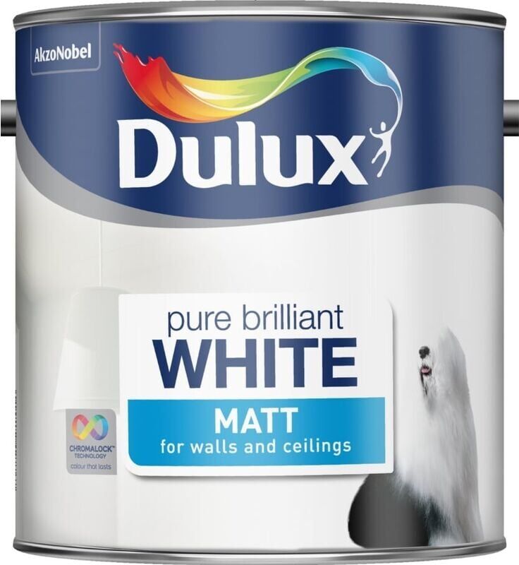Retail Matt - Pure Brilliant White - 2.5L - Dulux
