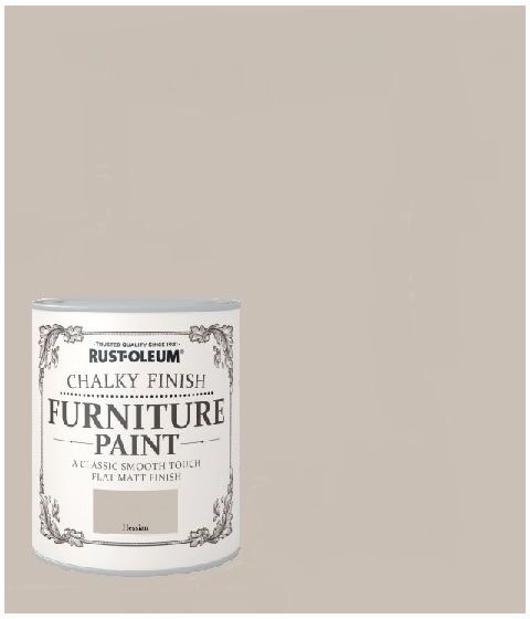Chalk Chalky Furniture Paint Hessian 750ML - Rust-oleum