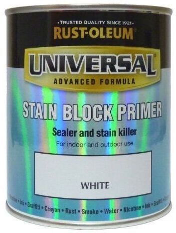 Rust-oleum - Universal All Surface Brush on Stain Block Primer Paint - 750ml