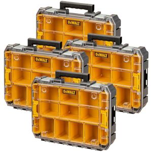 4 x Dewalt DWST82968-1 tstak Watersealed Stackable Tool Fixing Organiser Case