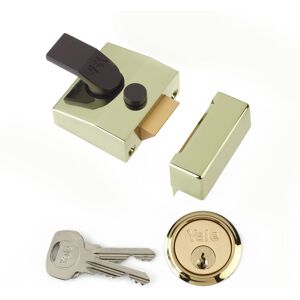 Yale 85 Deadlocking Security Nightlatch 40mm Brass