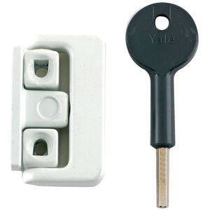 Locks V-8K101LK-WE 8K101 Window Latch White Finish Visi YALV8K101LKW - Yale