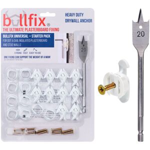 Universal Heavy Duty Plasterboard Fixings - Starter Kit - Not Applicable - Bullfix