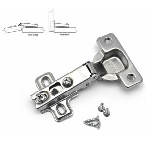 GTV Full Overlay Kitchen Cabinet Door Hinge 35mm with Screws - Pack of 100