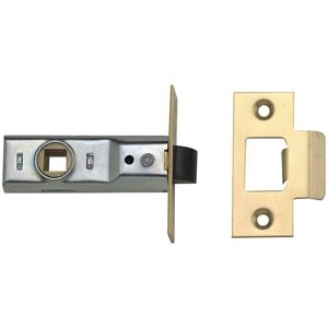 Locks 253888015025 M888 Tubular Mortice Latch 64mm 2.5 in Polished Brass Pack of 3 YAL3PM888PB2 - Yale