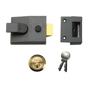 Yale Locks 630089005162 P89 Deadlock Nightlatch 60mm Backset Chrome Finish Visi YALP89CH