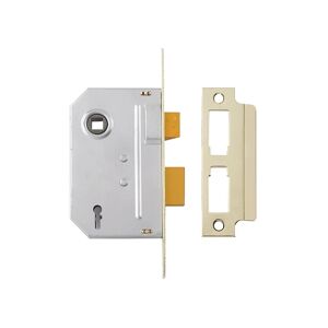 Locks 650320105025 PM320 3 Lever Mortice Sashlock Polished Brass 65mm 2.5in YALPM320PB25 - Yale