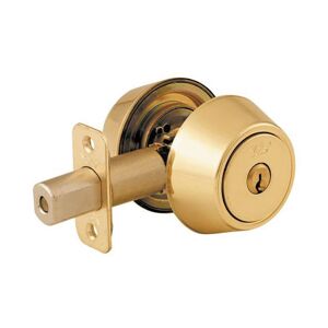 Yale Locks 235211005001 P5211 Security Deadbolt Polished Brass YALP5211PB