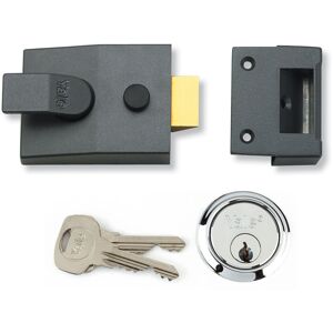 Yale - 89 Deadlocking Standard Nightlatch 60mm Dark Metallic Grey