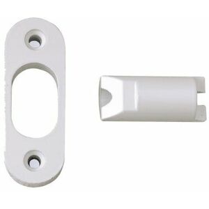 WS12 Hinge Bolts 70 x 25mm White Pack of 2 - White - Yale