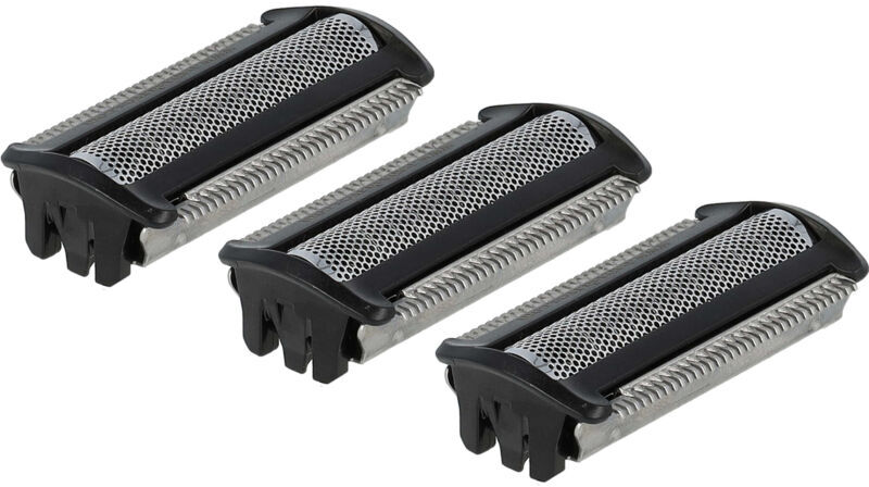 3x Replacement Shaver Heads compatible with Philips Click & Style S500/700 BG2028, BG2028/32, BG2029, BG2030 Electric Shaver - Vhbw