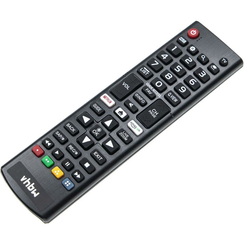 Vhbw - Remote Control compatible with LG 4K Smart TV 43UK6350PUC, 43UK6500AUA Home Cinema, Blu-Ray, Hi-Fi System - Multi-Function Remote