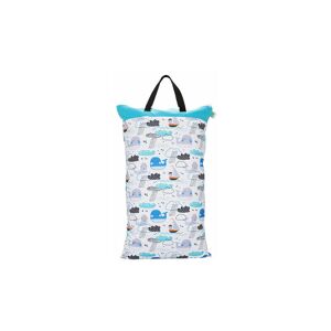 LUNE 1 piece of reusable hanging baby diaper bag Dry and wet bag (l section)