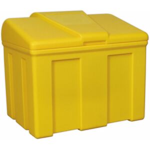 LOOPS 110 Litre Grit & Salt Storage Box - Large Opening - Indoor & Outdoor Storage