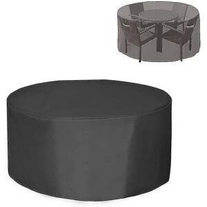 Woosien - Outdoor Home Protection Cover Outdoor Garden Furniture Round Table Waterproof Dust Cover