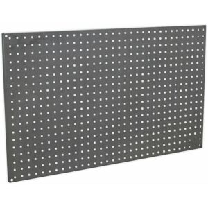 Loops - 2 pack Steel Pegboard Storage Panel - Garage Storage System - 10 Hooks Included