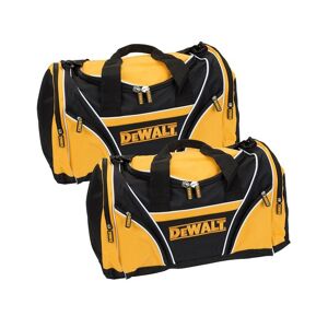 Dewalt - 2 x Tool Bag 18 46cm Toolbag Yellow Black Open Top diy Gym Tools Holdall