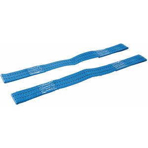 LOOPS 2x 1000KG 450mm Tie Down Securing Loop Offset Load & Vehicle Ratchet Straps