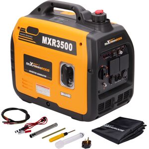 Maxpeedingrods - 3300W Portable Inverter Generator Petrol Silent Pure Sine Wave Generator for Camping, rv Travel, Home