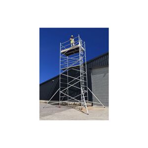 BPS ACCESS SOLUTIONS 3T Industrial Scaffold Tower, Width Double Width 1.45m x 2.5m Long (4' x 8'), Height 5.2m (17'1') Working Height