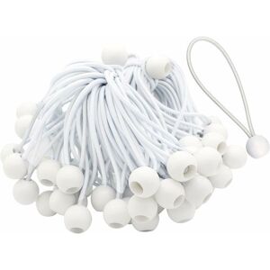 TINOR 50 Pack Long Buckle Bungee Cords for Marquees, Tents, Banners and Tarps