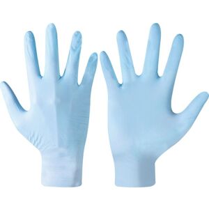 Showa - Disposable Gloves, Blue Nitrile, Box of 100 (Size L/9) - Blue