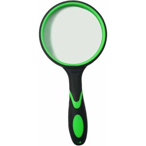 TINOR 75mm and shatterproof mirror for reading, inspection, insects, Green