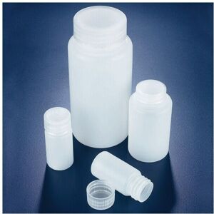 Azlon - Pk-10) Bottle Round, hdpe, Wide Neck 100ML