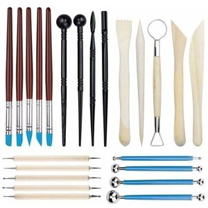 ROSE Clay Sculpting Pottery Ball Stylus Modeling Sculpting Tool Set (23Pcs)