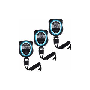 Rose - Digital Electronic Stopwatch for Sports, Track and Field Stopwatch, 3 Pack