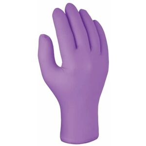 Skytec - Iis Disposable Gloves, Puple, Nitile, Powde Fee, Textued, Size 10, Pack o - Purple