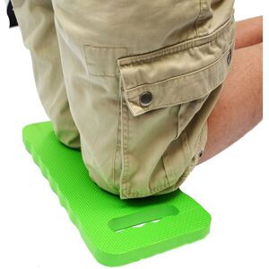 Eyepower - Knee Protection Mat 46x23cm to kneel sit on the ground extra thick 2.5cm with carrying handle Green - grün