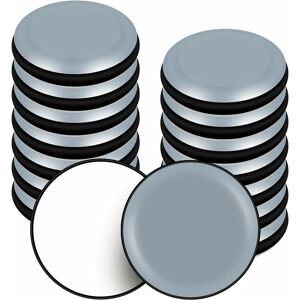 Furniture Glides, 16 Pieces ptfe Teflon Round Self Adhesive Furniture Sliders Suitable for Smooth Floors and Carpets (Round, 40mm) Groofoo