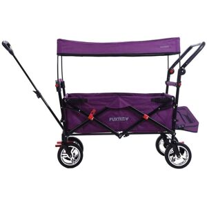 Folding Wagon / Foldable Wagon / Trolley / Hand Cart CT-800 Purple - Fuxtec