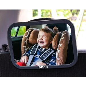 Groofoo - Baby Car Mirror – 100% Shatterproof for Rear Seat – Safe Driving by Monitoring Your Child in the Baby Car Seat – Essential for Young