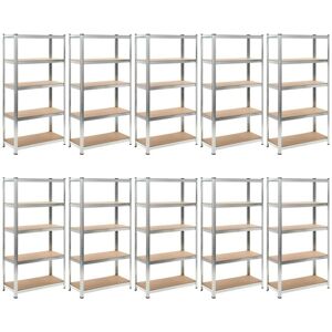 Hommoo - Heavy-duty Storage Rack 10 pcs VD15331