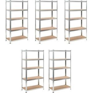 Hommoo - Heavy-duty Storage Rack 5 pcs VD15330