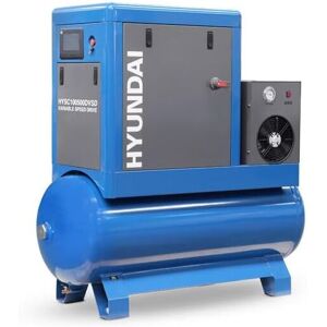 Hyundai - 10hp 500L Permanent Magnet Screw Air Compressor with Dryer and Variable Speed Drive HYSC100500DVSD