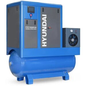 Hyundai - 15hp 500L Permanent Magnet Screw Air Compressor with Dryer and Variable Speed Drive HYSC150500DVSD