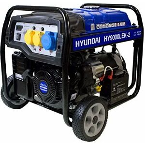 Hyundai - HY9000LEK2 Petrol Generator 7.5kW 9.4kVa Recoil & Electric Start Site